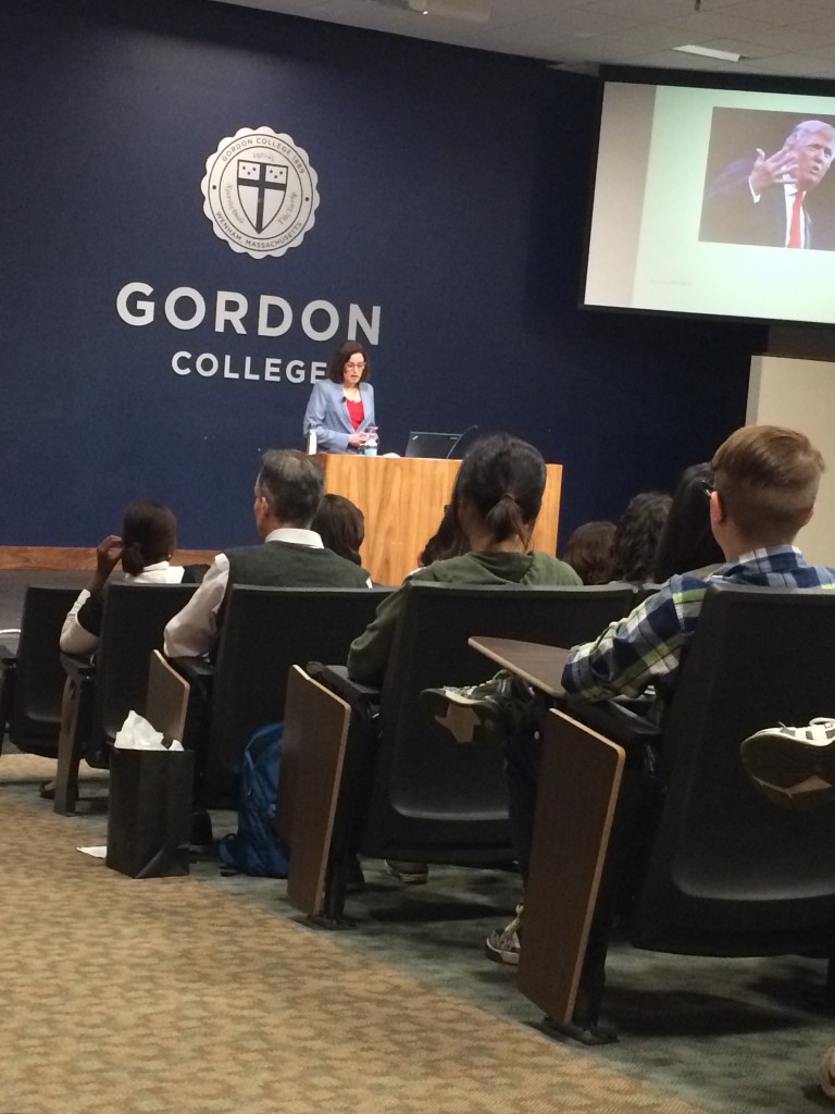 Dr. Ruth Melkonian-Hoover during her keynote address