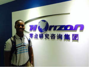 Toussaint at Horizon internship