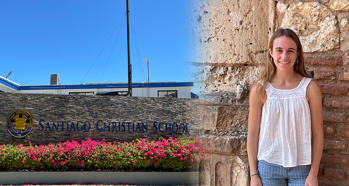 Angela Epplett at Santiago Christian School in Santiago de los Caballeros.