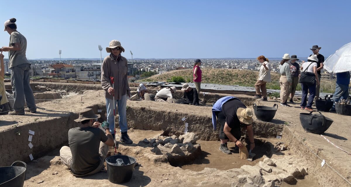 Gordon students who study abroad in Greece perform archaeological excavations.