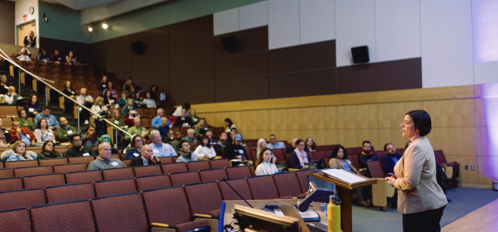 Dr. Sharon Ketcham leads a session at the "Redesigning Ministry for Rising Generations" event.